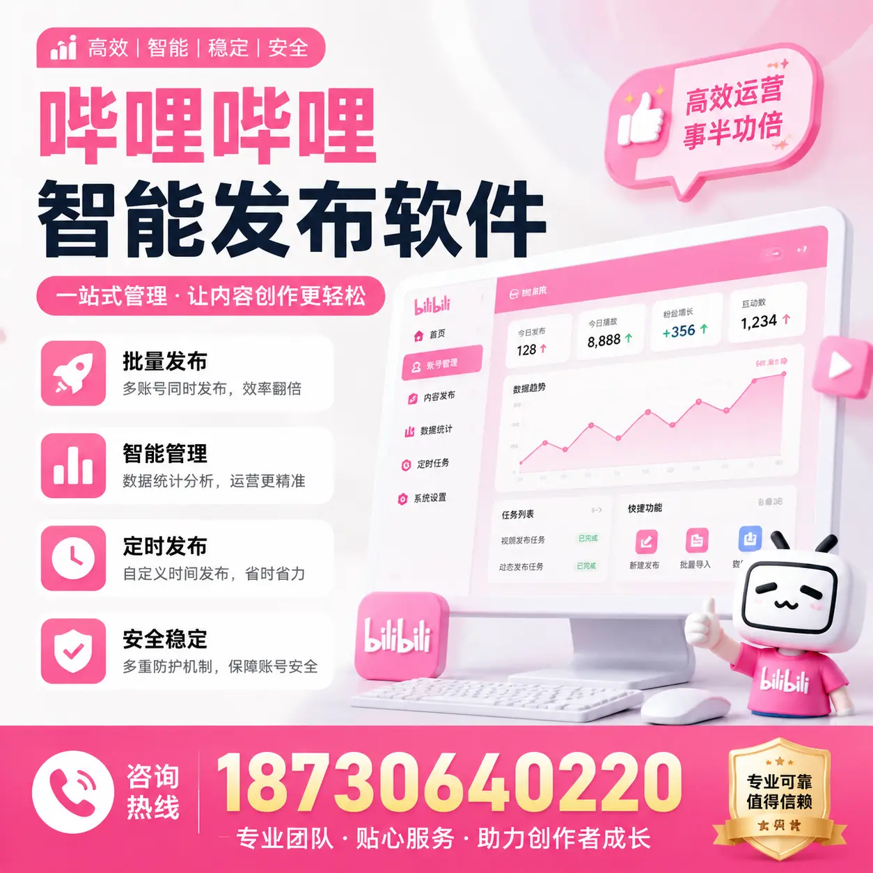 如何评估哔哩哔哩智能发布软件的ROI？温州 企业必读