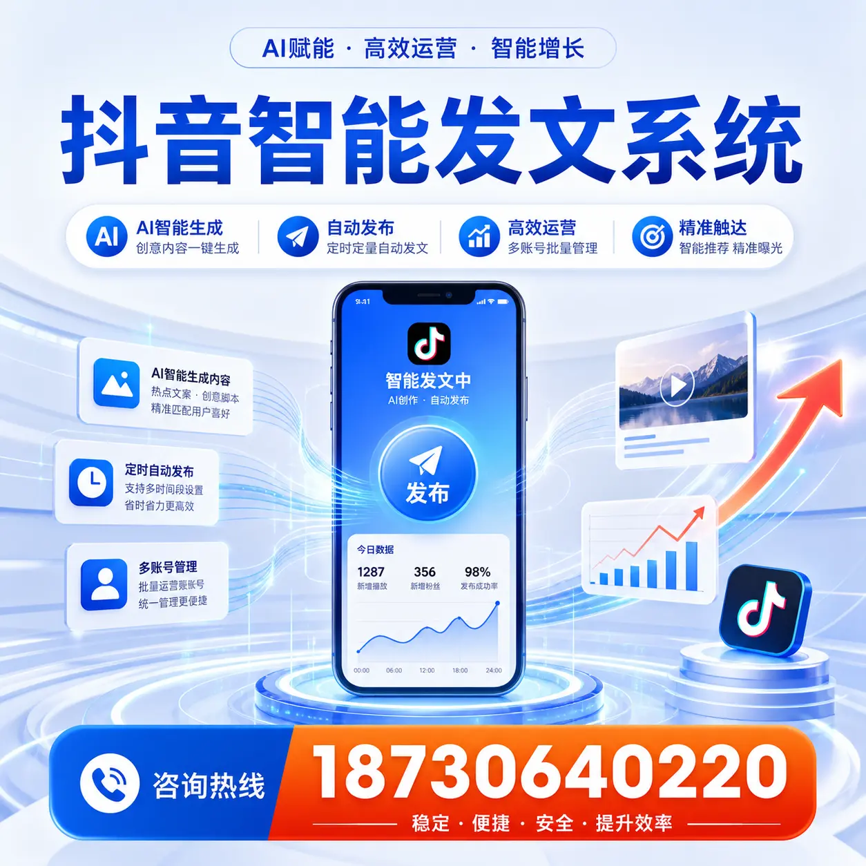 如何通过抖音智能发文系统提升 温州 企业的市场竞争力